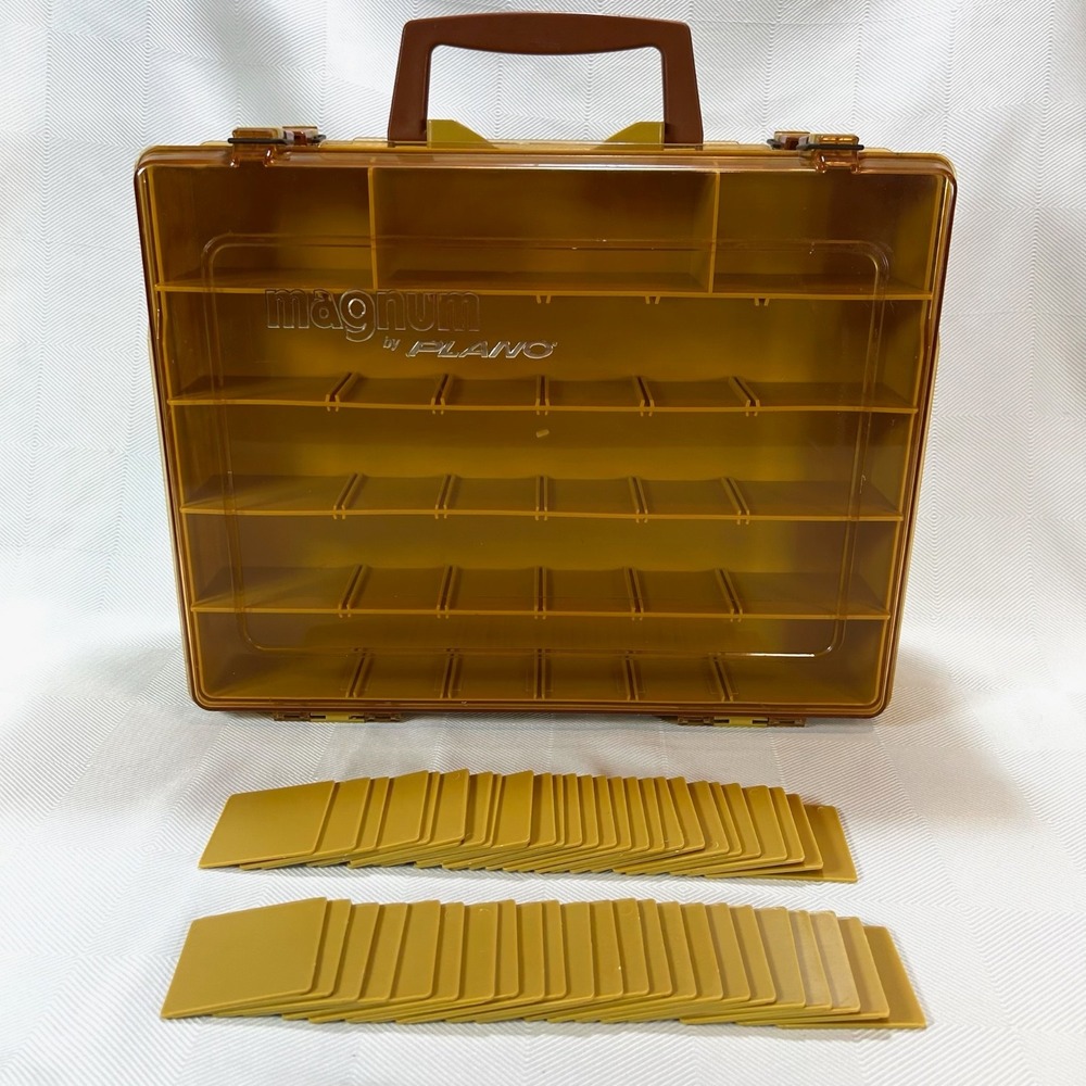 Magnum by Plano 1152 Double-Sided Tackle Box USA 15" x 12" x 5" - Fishing/Crafts